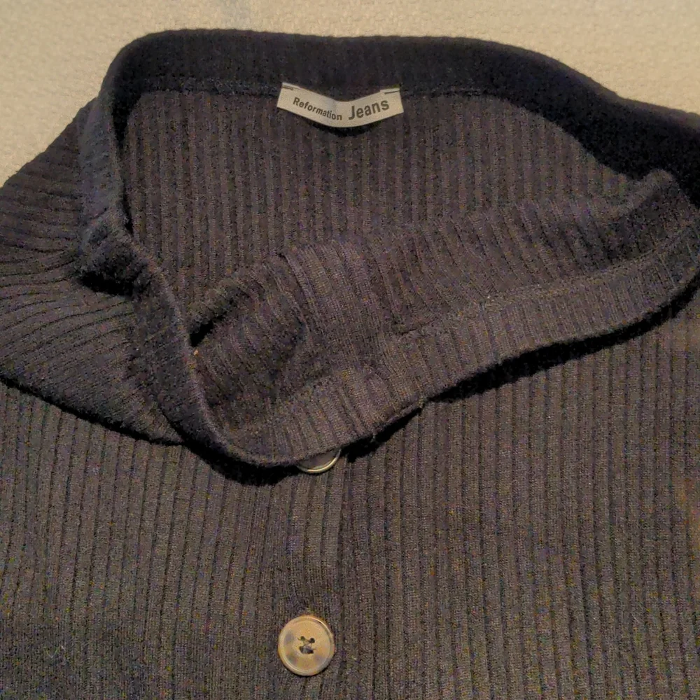 Reformation Black Button-Down Skirt - Picture 3 of 6